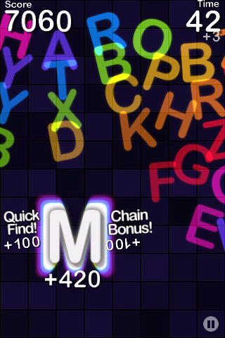 Alphabetic screenshot